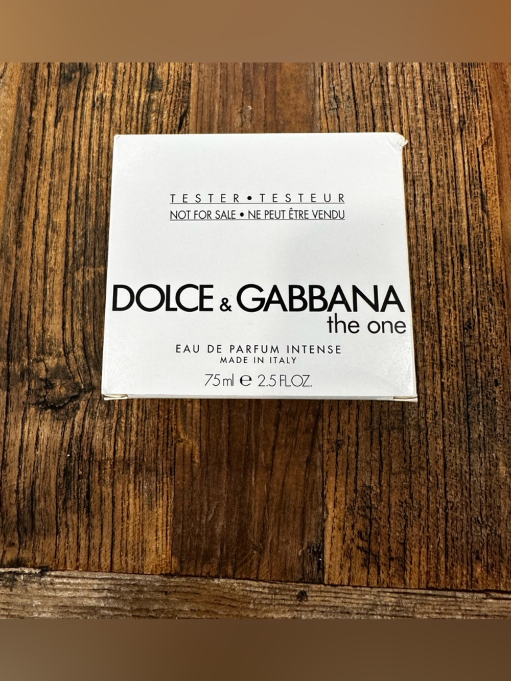 Dolce & Gabbana The One Tester - White Box